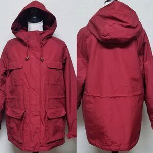 L.l. Bean Red Thinsulate Hand Warmer Hooded Jacket